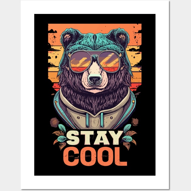 Stay Cool Wall Art by Tezatoons
